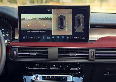 The driver of a 2024 Lincoln Corsair® SUV is shown selecting the drive mode. | Brinson Lincoln of Athens in Athens TX